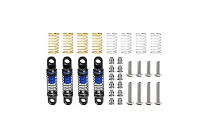 GPM Aluminium 22mm Adjustable Shocks 4Pcs - Blue