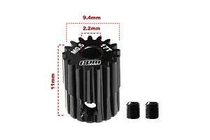 GPM 40Cr Steel 17T 48dp/0.5Mod Pinion Gear