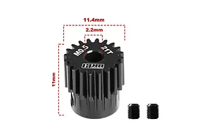 GPM 40Cr Steel 21T 48dp/0.5Mod Pinion Gear