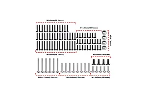 GPM Steel Complete Screw Set