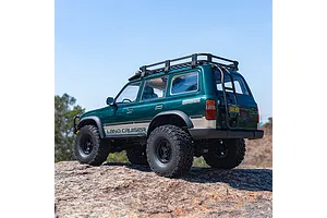FMS FCX10 OVR LC80 RS Land Cruiser 80 RC Rock Crawler Electric Brushless 4WD 1/10 Scale RTR - Green image 149367