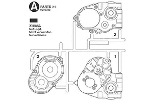 Tamiya Gearbox A Parts image 2