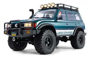 FMS FCX10 OVR LC80 RS Land Cruiser 80 RC Rock Crawler Electric Brushless 4WD 1/10 Scale RTR - Green