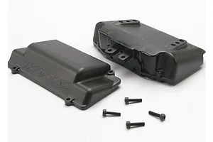 Traxxas Rear Bumper/Battery Box - Black