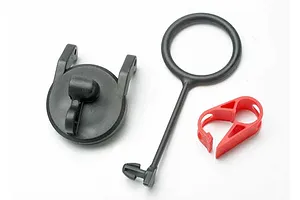 Traxxas Fuel Tank Cap with Pull Ring and Shut-Off Clamp