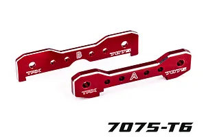 Traxxas Aluminium Front Tie Bars 2Pcs - Red