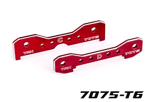 Traxxas Aluminium Rear Tie Bars 2Pcs - Red
