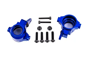 Traxxas Aluminium Steering Hubs 2Pcs - Blue