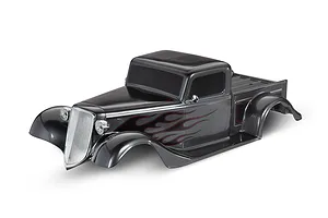 Traxxas 1/10 4-Tec Factory Five &amp;#039;35 Hot Rod Painted Body Shell - Silver