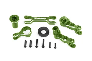 Traxxas Aluminium Steering Bell Crank/Drag Link Assembly with Servo Saver - Green