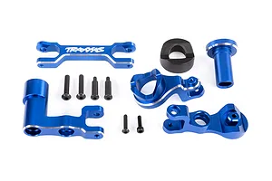 Traxxas Aluminium Steering Bell Crank/Drag Link Assembly - Blue
