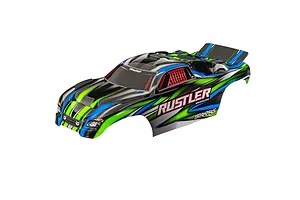 Traxxas 1/10 Rustler Clipless Painted Body Shell - Green