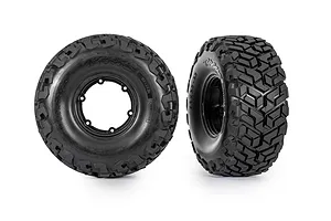 Traxxas Pro Scale Tyre Assembly 2Pcs - Black