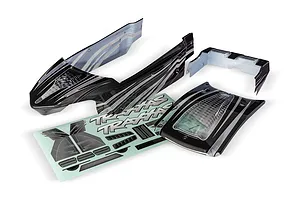 Traxxas 1/5 Funco Pro Scale Sand Car ProGraphix Painted Body Shell - Black/Clear