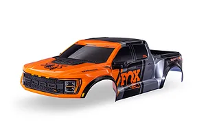 Traxxas 1/10 Ford Raptor R Clipless Painted Body Shell - Fox Orange