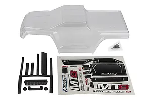 Team Associated 1/8 Rival MT8 Unpainted Body Shell - Clear