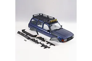 FMS 1/10 Toyota Land Cruiser LC80 Painted Body Shell with Accessories - Blue