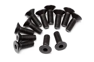 Maverick 4x12mm Fine Thread Countersunk Head Screws 12Pcs