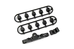 Yeah Racing Aluminium Rear Suspension Mount - Black