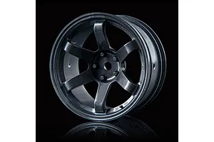 MST 1.9" TE37 (+5 Offset) High Traction Rims 2Pcs - Gunmetal Grey