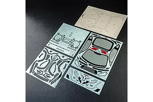 MST 1/10 GR86RB Unpainted Body Shell - Clear image 150045