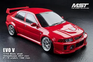 MST 1/10 Evo V Unpainted Body Shell - Clear image 150053