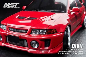 MST 1/10 Evo V Unpainted Body Shell - Clear image 150054