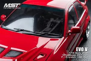 MST 1/10 Evo V Unpainted Body Shell - Clear image 150055