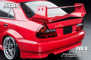 MST 1/10 Evo V Unpainted Body Shell - Clear image 150056