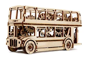 Revell 1/40 Tiny Adventures London Bus Scaled Wooden Model Kit image 150067