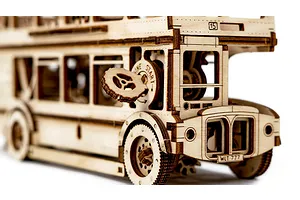 Revell 1/40 Tiny Adventures London Bus Scaled Wooden Model Kit image 150069