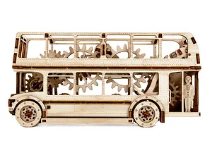 Revell 1/40 Tiny Adventures London Bus Scaled Wooden Model Kit image 150073