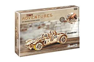 Revell 1/32 Tiny Adventures Roadster Scaled Wooden Model Kit image 150084