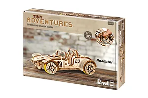 Revell 1/32 Tiny Adventures Roadster Scaled Wooden Model Kit image 150086