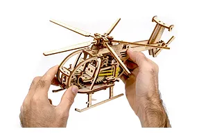 Revell 1/30 Tiny Adventures Helicopter Scaled Wooden Model Kit image 150108