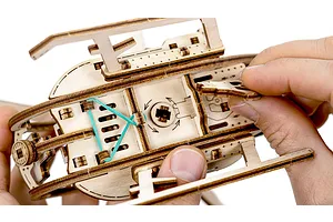 Revell 1/30 Tiny Adventures Helicopter Scaled Wooden Model Kit image 150109