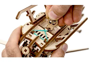 Revell 1/30 Tiny Adventures Helicopter Scaled Wooden Model Kit image 150110
