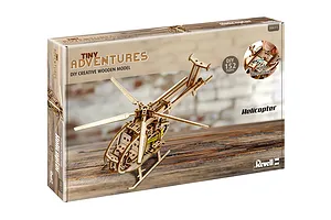 Revell 1/30 Tiny Adventures Helicopter Scaled Wooden Model Kit image 150111