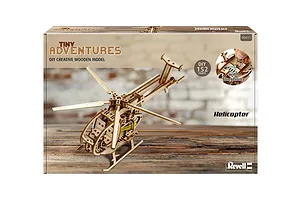 Revell 1/30 Tiny Adventures Helicopter Scaled Wooden Model Kit image 150112