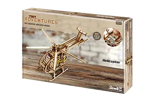 Revell 1/30 Tiny Adventures Helicopter Scaled Wooden Model Kit image 150113