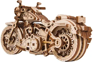 Revell 1/13 Tiny Adventures Cruiser V-Twin Scaled Wooden Model Kit image 150121