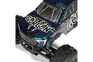 ARRMA Gorgon 223S RC Monster Truck Electric Brushless 2WD 1/10 Scale RTR - Blue/Black image 9