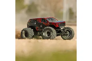 ARRMA Gorgon 223S RC Monster Truck Electric Brushless 2WD 1/10 Scale RTR - Red/Black image 2