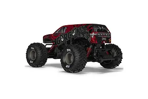 ARRMA Gorgon 223S RC Monster Truck Electric Brushless 2WD 1/10 Scale RTR - Red/Black image 3