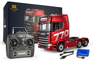 Huina Scania 770S RC Semi Truck 4WD 1/18 Scale RTR - Red image 150405