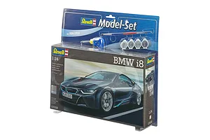 Revell 1/24 BMW i8 Scaled Plastic Model Starter Kit image 150443