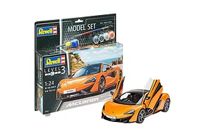 Revell 1/24 McLaren 570S Scaled Plastic Model Starter Kit image 150446