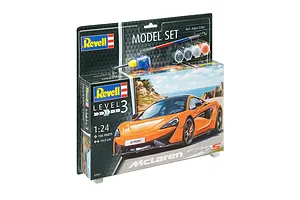Revell 1/24 McLaren 570S Scaled Plastic Model Starter Kit image 150448