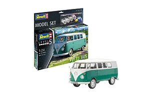 Revell 1/24 VW T1 Bus Scaled Plastic Model Starter Kit
