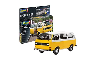Revell 1/24 VW T3 Bus Scaled Plastic Model Starter Kit